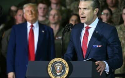 Hegseth receives a public support show from Trump during his 100 -day trip