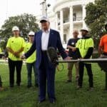 Photo: The new Asta spot is installed in the South Lawn in the White House